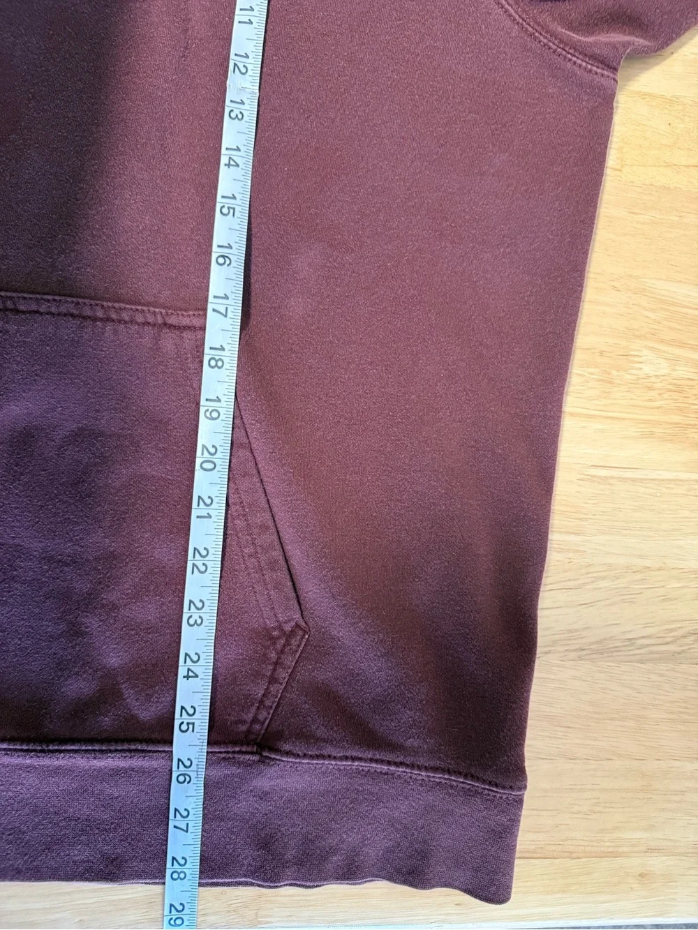 The North Face Men’s XL Brown Pullover Hoodie Logo Sweatshirt Kangaroo Pocket